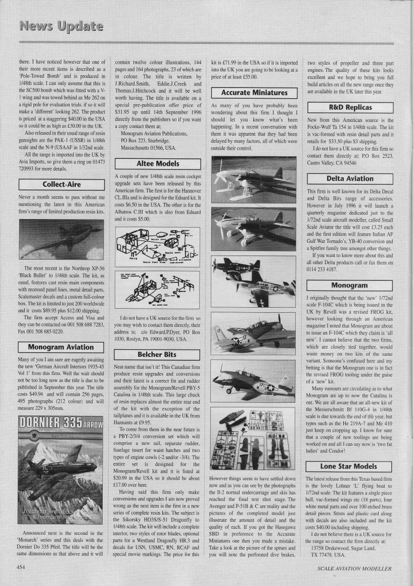 Scale Aviation Modeller International 1996-08